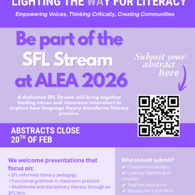SFL Day at ALEA 2026, 11 July, Western Australia